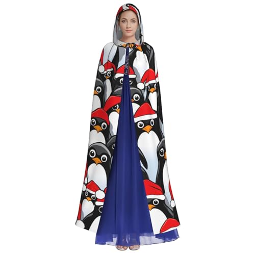 SXOOGE Weihnachts-Pinguin-Halloween-Umhang, Unisex, Kapuzenumhang, Cosplay-Kostüm, Umhang für Halloween, Kapuzenuniform SXOOGE Weihnachts-Pinguin-Halloween-Umhang, Unisex, Kapuzenumhang, Cosplay-Kostüm, Umhang für Halloween, Kapuzenuniform von SXOOGE