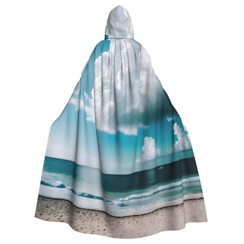 SXOOGE Weiße Wolken, Unisex, Cosplay, Kostüm, Halloween, Kapuzenumhang, Umhang für Party, Verkleidung, volle Länge, Uniform-Bademantel SXOOGE Weiße Wolken, Unisex, Cosplay, Kostüm, Halloween, Kapuzenumhang, Umhang für Party, Verkleidung, volle Länge, Uniform-Bademantel von SXOOGE