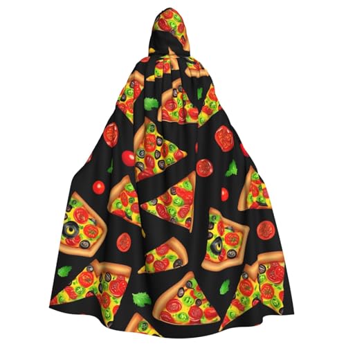 SXOOGE tasty pizza Unisex-Kostüm, Cosplay-Kostüm, Halloween, Kapuzenumhang für Party, Verkleidung, volle Länge, Uniform-Bademantel SXOOGE tasty pizza Unisex-Kostüm, Cosplay-Kostüm, Halloween, Kapuzenumhang für Party, Verkleidung, volle Länge, Uniform-Bademantel von SXOOGE