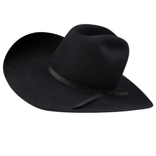 Einfarbiger gewebter Gürtelhut für Cosplay-Kostüm, alle passenden Fedora-Hut, Bühnenkünstler, Zylinderhut für Erwachsene, Winter, warme Wollmütze Einfarbiger gewebter Gürtelhut für Cosplay-Kostüm, alle passenden Fedora-Hut, Bühnenkünstler, Zylinderhut für Erwachsene, Winter, warme Wollmütze von SXRQ