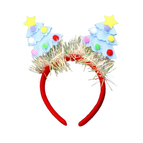 Feiertags-Ornament mit bequemem Weihnachtsbaum-geformtem Stirnband, einfach zu tragen, Kopfschmuck für Familienfeiern von SXRQ