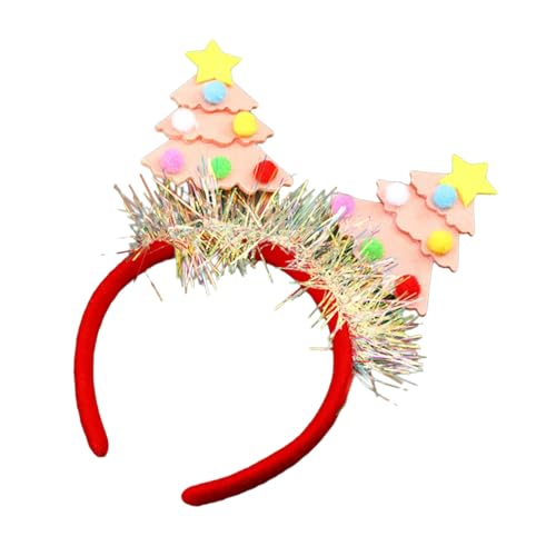 Feiertags-Ornament mit bequemem Weihnachtsbaum-geformtem Stirnband, einfach zu tragen, Kopfschmuck für Familienfeiern von SXRQ