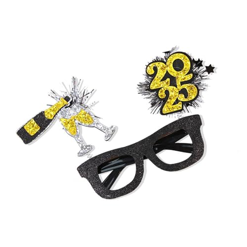 Festliche Silvesterparty Dekorativer Brillenrahmen mit Sternstreifen für Frauen Mode Party Zubehör Festliche Silvesterparty Dekorativer Brillenrahmen mit Sternstreifen für Frauen Mode Party Zubehör von SXRQ
