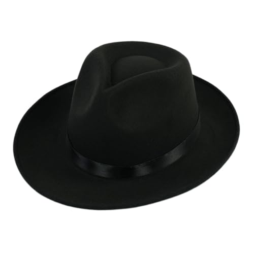 Hut mit kurzer Krempe für Maskeraden, Partygürtel, Gentleman-Hut, Jazz-Hut, Erwachsene, Karneval, Party, Tanzparty, Kopfschmuck Hut mit kurzer Krempe für Maskeraden, Partygürtel, Gentleman-Hut, Jazz-Hut, Erwachsene, Karneval, Party, Tanzparty, Kopfschmuck von SXRQ