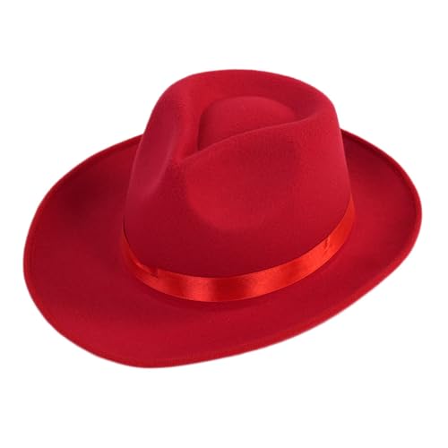 Hut mit kurzer Krempe für Maskeraden, Partygürtel, Gentleman-Hut, Jazz-Hut, Erwachsene, Karneval, Party, Tanzparty, Kopfschmuck Hut mit kurzer Krempe für Maskeraden, Partygürtel, Gentleman-Hut, Jazz-Hut, Erwachsene, Karneval, Party, Tanzparty, Kopfschmuck von SXRQ