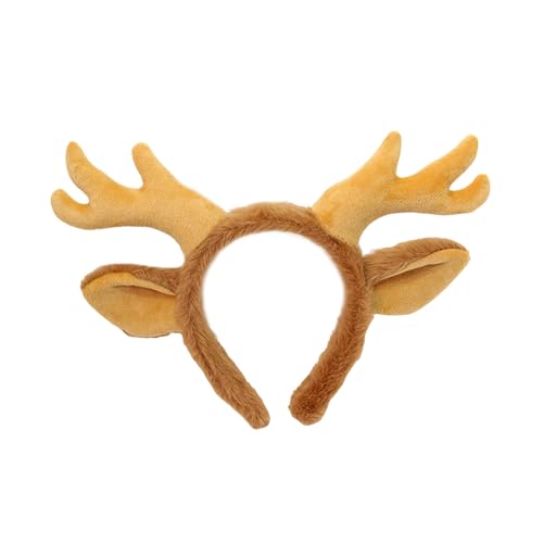 SXRQ Cartoon Rentier Stirnbänder mit Ohren Kinder Weihnachten Kostüm Haarschmuck Festliches Haarschmuck für Kinder SXRQ Cartoon Rentier Stirnbänder mit Ohren Kinder Weihnachten Kostüm Haarschmuck Festliches Haarschmuck für Kinder von SXRQ