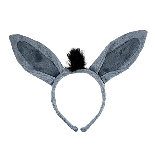 SXRQ Dunkey Stirnband Tierhaarreifen Faux Dunkey Ohren Plüsch Pferdeohren Realistisches Halloween Stirnband Pferd Cosplay Mädchen Geschenke SXRQ Dunkey Stirnband Tierhaarreifen Faux Dunkey Ohren Plüsch Pferdeohren Realistisches Halloween Stirnband Pferd Cosplay Mädchen Geschenke von SXRQ