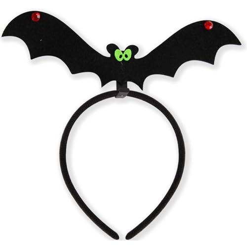 SXRQ Halloween Fledermaus-Stirnband mit Cartoon-Augen, verstellbare Kopfschmuck, Ornament-Haarteile, Haarschmuck für Kostümpartys SXRQ Halloween Fledermaus-Stirnband mit Cartoon-Augen, verstellbare Kopfschmuck, Ornament-Haarteile, Haarschmuck für Kostümpartys von SXRQ