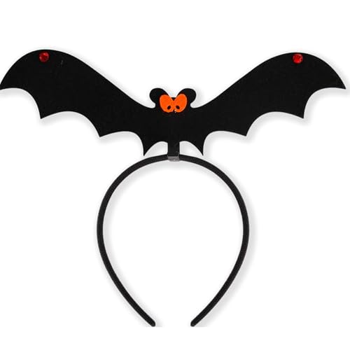 SXRQ Halloween Fledermaus-Stirnband mit Cartoon-Augen, verstellbare Kopfschmuck, Ornament-Haarteile, Haarschmuck für Kostümpartys SXRQ Halloween Fledermaus-Stirnband mit Cartoon-Augen, verstellbare Kopfschmuck, Ornament-Haarteile, Haarschmuck für Kostümpartys von SXRQ