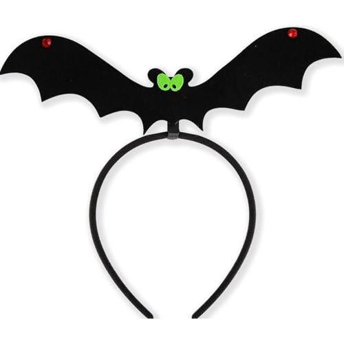 SXRQ Halloween Fledermaus-Stirnband mit Cartoon-Augen, verstellbare Kopfschmuck, Ornament-Haarteile, Haarschmuck für Kostümpartys SXRQ Halloween Fledermaus-Stirnband mit Cartoon-Augen, verstellbare Kopfschmuck, Ornament-Haarteile, Haarschmuck für Kostümpartys von SXRQ
