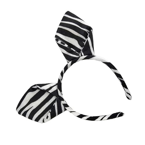 SXRQ Halloween Zebras Ohr Stirnbänder Cosplay Zebras Ohr Kopfbedeckung Haarbänder Kopfbedeckung Halloween Haarbänder Geburtstag Party SXRQ Halloween Zebras Ohr Stirnbänder Cosplay Zebras Ohr Kopfbedeckung Haarbänder Kopfbedeckung Halloween Haarbänder Geburtstag Party von SXRQ