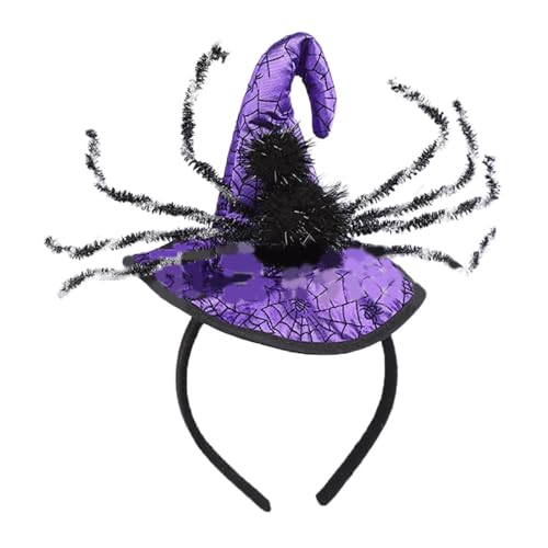SXRQ Hexenhut 3D Spinnen Stirnband Weihnachten Kopfbedeckung Halloween Party Foto Requisiten Party Kopfbedeckung Cosplay Zubehör SXRQ Hexenhut 3D Spinnen Stirnband Weihnachten Kopfbedeckung Halloween Party Foto Requisiten Party Kopfbedeckung Cosplay Zubehör von SXRQ