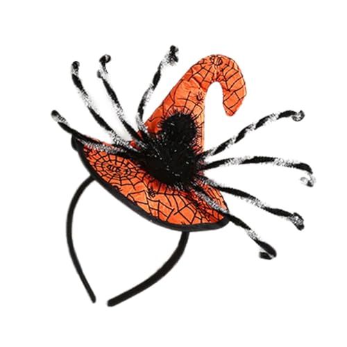 SXRQ Hexenhut 3D Spinnen Stirnband Weihnachten Kopfbedeckung Halloween Party Foto Requisiten Party Kopfbedeckung Cosplay Zubehör von SXRQ