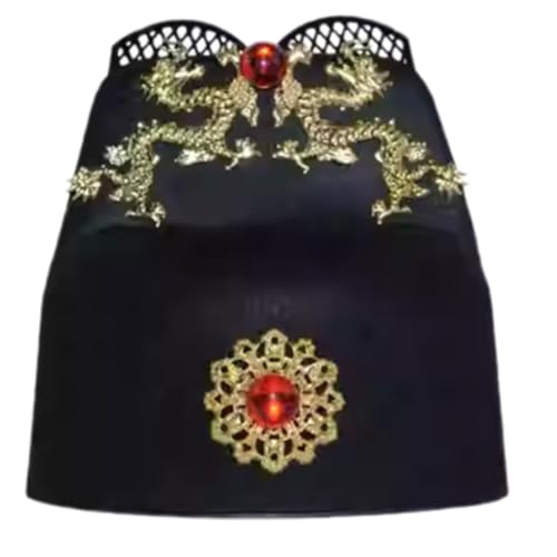 SXRQ Historischer Kostümhut, Unisex, Vliesstoff, antiker Offizieller Hut für Themenpartys, Kulturveranstaltungen, Feiern, traditionelles Kostümzubehör von SXRQ