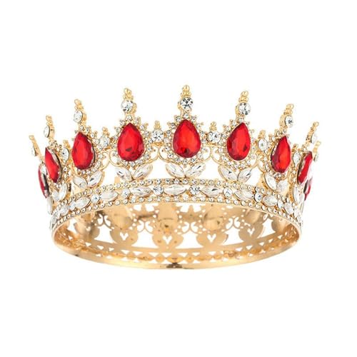 SXRQ Modische Strass-Kronen für Damen, Kostümzubehör, Stirnband für Braut, Blumenpartys und Halloween-Kostüme, Braut-Kopfschmuck SXRQ Modische Strass-Kronen für Damen, Kostümzubehör, Stirnband für Braut, Blumenpartys und Halloween-Kostüme, Braut-Kopfschmuck von SXRQ