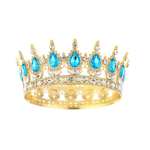 SXRQ Modische Strass-Kronen für Damen, Kostümzubehör, Stirnband für Braut, Blumenpartys und Halloween-Kostüme, Braut-Kopfschmuck SXRQ Modische Strass-Kronen für Damen, Kostümzubehör, Stirnband für Braut, Blumenpartys und Halloween-Kostüme, Braut-Kopfschmuck von SXRQ