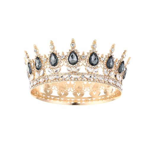 SXRQ Modische Strass-Kronen für Damen, Kostümzubehör, Stirnband für Braut, Blumenpartys und Halloween-Kostüme, Braut-Kopfschmuck SXRQ Modische Strass-Kronen für Damen, Kostümzubehör, Stirnband für Braut, Blumenpartys und Halloween-Kostüme, Braut-Kopfschmuck von SXRQ