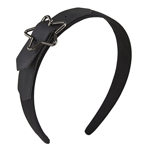 SXRQ PU-Leder-Stirnband, Gothic-Stil, Tiaras, Schnalle, Rock, Punk, Steampunk, PU-Kopfbedeckung, Punk-Stirnband SXRQ PU-Leder-Stirnband, Gothic-Stil, Tiaras, Schnalle, Rock, Punk, Steampunk, PU-Kopfbedeckung, Punk-Stirnband von SXRQ