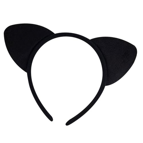 SXRQ Stylischer Katzenohren-Haarreif für Cosplay, Party, Geburtstag, Feier, Versammlung, Kopfschmuck, Maskeraden, Haardekoration, Kinder-Tierohr-Haarspange von SXRQ