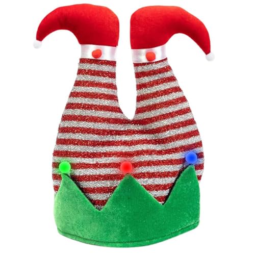 SXRQ Uni Elfen Hut Weihnachten Flor Motorhaube Urlaub Kobold Fröhliche Streetwear Blingbling Caps Gestreifte Mütze Weihnachten SXRQ Uni Elfen Hut Weihnachten Flor Motorhaube Urlaub Kobold Fröhliche Streetwear Blingbling Caps Gestreifte Mütze Weihnachten von SXRQ