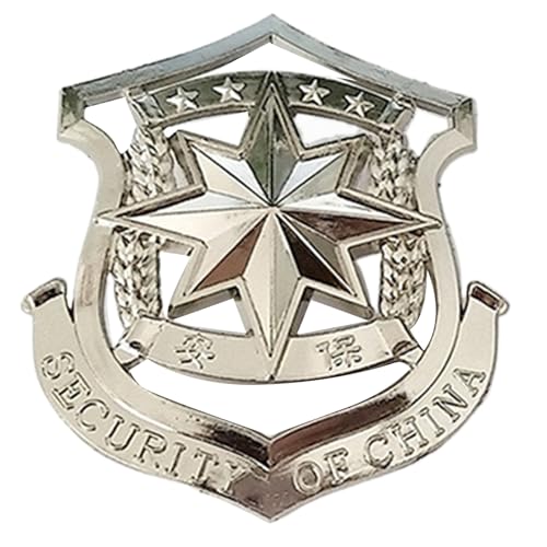 Sicherheitshelme, Stern-Embleme, Halloween, Party, Cosplay, Wachmann, Hut, Embleme, Bühnenshow, Uniform, Hut-Dekor Sicherheitshelme, Stern-Embleme, Halloween, Party, Cosplay, Wachmann, Hut, Embleme, Bühnenshow, Uniform, Hut-Dekor von SXRQ