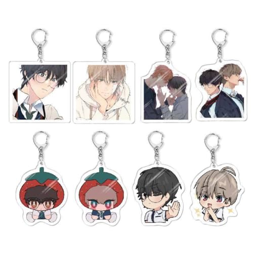 8pcs Lost in Cloud Acryl Schlüsselanhänger Skylar Figur Handy Rucksack Dekoration Anhänger Chan-il Cos Requisiten 8pcs Lost in Cloud Acryl Schlüsselanhänger Skylar Figur Handy Rucksack Dekoration Anhänger Chan-il Cos Requisiten von SXYNIO