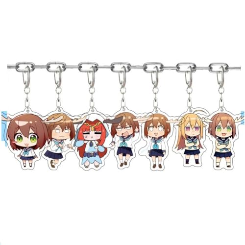 Deer Friends Nokotan Schlüsselanhänger Anime-Charakter Nokotan Anhänger Schlüsselring Schlüsselzubehör Tasche dekorative 7pcs von SXYNIO