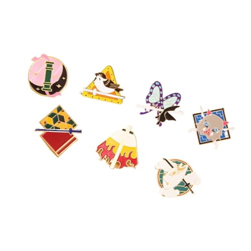 Ghost Killing Abzeichen 7Pcs Kit Rengoku Kyoujurou Agatsuma Zenitsu Sabito Kamado Nezuko Figur Brosche Pin Fans Cosplay Zubehör 7pcs Ghost Killing Abzeichen 7Pcs Kit Rengoku Kyoujurou Agatsuma Zenitsu Sabito Kamado Nezuko Figur Brosche Pin Fans Cosplay Zubehör 7pcs von SXYNIO
