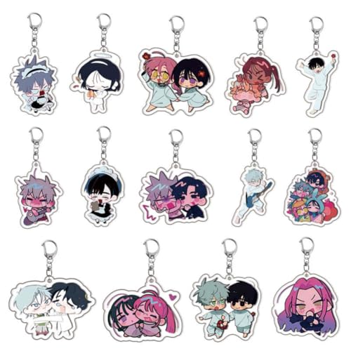 SXYNIO AlienStages Schlüsselanhänger Alien Figur Anhänger Sua Acryl Kette Schlüssel Tasche Dekor Zubehör Anime Cos Requisiten 14pcs SXYNIO AlienStages Schlüsselanhänger Alien Figur Anhänger Sua Acryl Kette Schlüssel Tasche Dekor Zubehör Anime Cos Requisiten 14pcs von SXYNIO