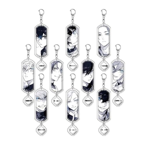 SXYNIO Blau Lock Schlüsselanhänger Isagi Yoichi Figur Anhänger Bachira Meguru Acryl Schlüssel Tasche Dekor Zubehör Anime Cos Requisiten 10pcs SXYNIO Blau Lock Schlüsselanhänger Isagi Yoichi Figur Anhänger Bachira Meguru Acryl Schlüssel Tasche Dekor Zubehör Anime Cos Requisiten 10pcs von SXYNIO