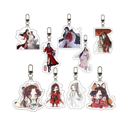 SXYNIO Heaven Official's Blessings Schlüsselanhänger Xie Lian Figur Anhänger Hua Cheng Acryl Kette Schlüssel Tasche Dekor Zubehör Freund Schlüsselring 9pcs SXYNIO Heaven Official's Blessings Schlüsselanhänger Xie Lian Figur Anhänger Hua Cheng Acryl Kette Schlüssel Tasche Dekor Zubehör Freund Schlüsselring 9pcs von SXYNIO