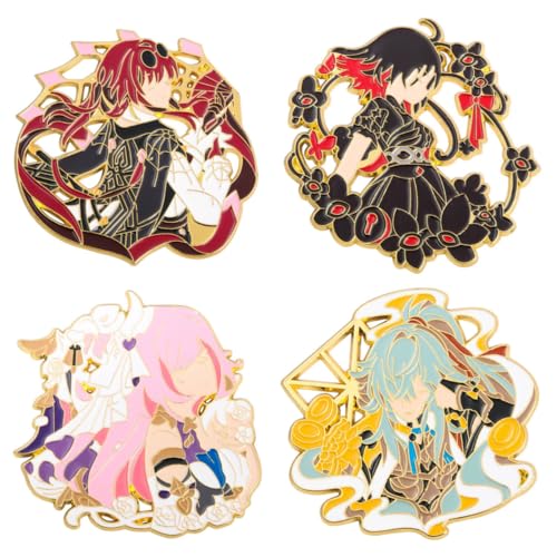 SXYNIO Hon Kai Star Rail Abzeichen 5pcs Set Seele Vollerei Elysia Kafka Jing Yuan Figur Abzeichen Nette Abzeichen Pin Für Hon Kai Fans SXYNIO Hon Kai Star Rail Abzeichen 5pcs Set Seele Vollerei Elysia Kafka Jing Yuan Figur Abzeichen Nette Abzeichen Pin Für Hon Kai Fans von SXYNIO