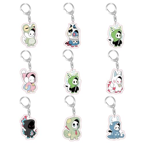 SXYNIO Under Tale Schlüsselanhänger Sans Figur Anhänger Error Sans Acryl Kette Schlüssel Tasche Dekor Zubehör Anime Cos Requisiten 9pcs SXYNIO Under Tale Schlüsselanhänger Sans Figur Anhänger Error Sans Acryl Kette Schlüssel Tasche Dekor Zubehör Anime Cos Requisiten 9pcs von SXYNIO
