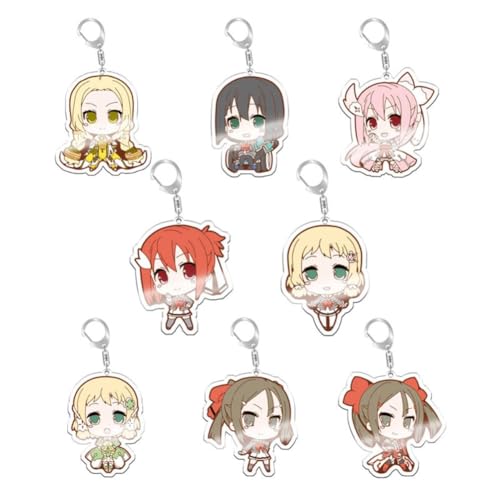 SXYNIO Yuusha Yuuki Yuuna Schlüsselbund Jukai No Kioku Acryl Schlüsselring Tougou Mimori,Yuuki Yuuna Schlüssel Zubehör Acryl Schlüssel Rucksack Hanging Dekoration 8pcs SXYNIO Yuusha Yuuki Yuuna Schlüsselbund Jukai No Kioku Acryl Schlüsselring Tougou Mimori,Yuuki Yuuna Schlüssel Zubehör Acryl Schlüssel Rucksack Hanging Dekoration 8pcs von SXYNIO