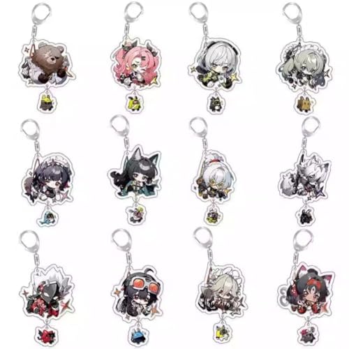 SXYNIO Zenless Zone 0 Schlüsselbund Phaethon Chibi Figur Anhänger Wise Belle Acryl Schlüsselring Tasche Dekor Zubehör Cos Game Props 12pcs SXYNIO Zenless Zone 0 Schlüsselbund Phaethon Chibi Figur Anhänger Wise Belle Acryl Schlüsselring Tasche Dekor Zubehör Cos Game Props 12pcs von SXYNIO