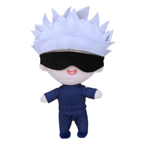Satoru Plüschtier Cute Itadori Yuji Fushiguro Megumi Figur Plüschpuppe Plüschtier Cosplay Zubehör (A) von SXYNIO