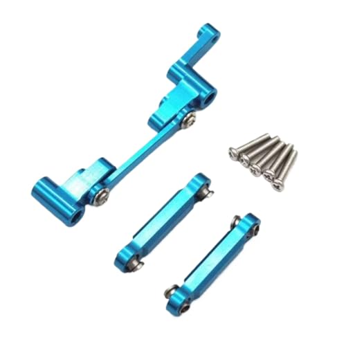 Kompatibel Mit 14301 14302 14303 1/14 RC-Auto-Upgrade-Modifikationsteile Zubehör-Lenksatz Aus Aluminiumlegierung RC-Autozubehör(Black) von SYFDGDV