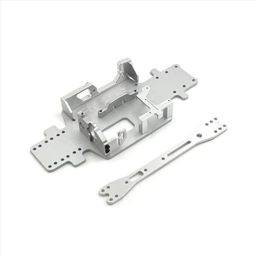 Kompatibel Mit 284161 284010 284131 K989 RC-Auto-Upgrade-Modifikation Ersatzteilzubehör Grundplatte Und Schallwand RC-Autozubehör(Silver) von SYFDGDV