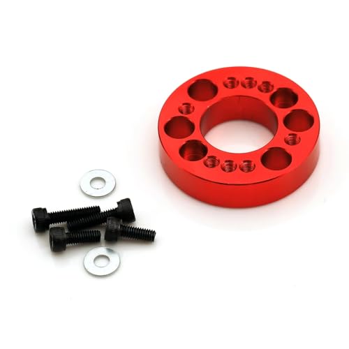 Kompatibel Mit ARRMA Für Gorgon 1/10 RC-Auto-LKW-Upgrade-Teile Zubehör Motor Spacer Aluminiumlegierung Montagesockel RC-Autozubehör(Red) von SYFDGDV