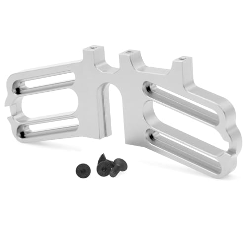 Kompatibel Mit Arrma Für Infraction Für Limitless Für Felony 6S Für BLX RC-Autoteile, Metall-Doppelmotorhalterung, Doppelter Motorhalter RC-Autozubehör(White) von SYFDGDV