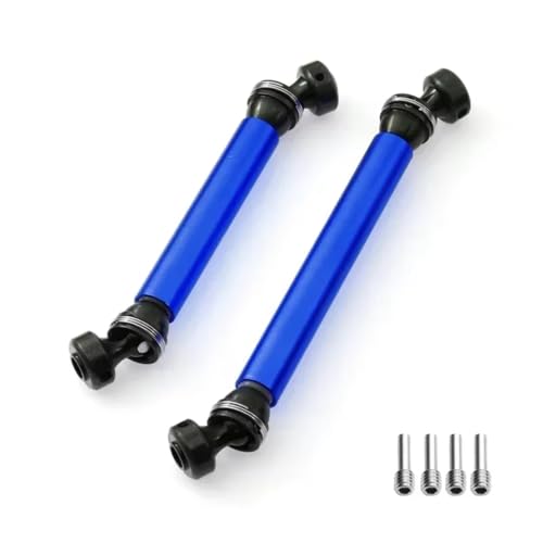 Kompatibel Mit Axial Für Ryft 4WD 1/10 RC-Auto-Upgrade-Teile, Zubehör, Aluminiumlegierung Und Stahl, CVD-Antriebswelle Vorne Und Hinten RC-Autozubehör(Blue) von SYFDGDV