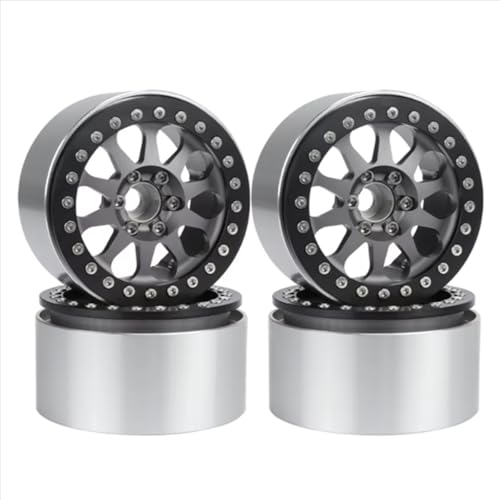 Kompatibel Mit Axial Für SCX10 90046 Für Capra RR10 Für Wraith 1/10 RC Crawler Car 2,2 Zoll Beadlock-Felge RC-Autozubehör Kompatibel Mit Axial Für SCX10 90046 Für Capra RR10 Für Wraith 1/10 RC Crawler Car 2,2 Zoll Beadlock-Felge RC-Autozubehör von SYFDGDV