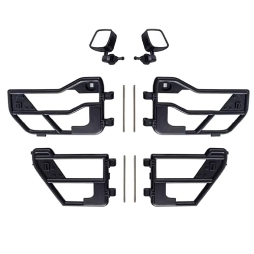 Kompatibel Mit Axial Für SCX10 90046 Für Wrangler 1/10 RC Crawler Car Hard Body Shell RC Car Kunststoffrohrtüren Rückspiegel RC-Autozubehör Kompatibel Mit Axial Für SCX10 90046 Für Wrangler 1/10 RC Crawler Car Hard Body Shell RC Car Kunststoffrohrtüren Rückspiegel RC-Autozubehör von SYFDGDV