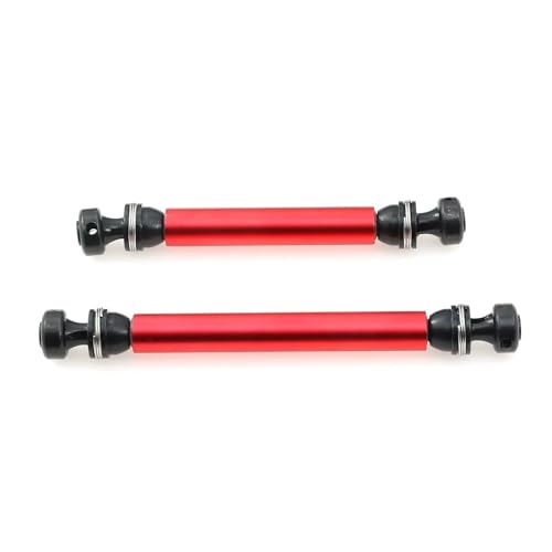 Kompatibel Mit Axial RBX10 Für Ryft 1/10 RC Crawler Auto Upgrade Teile Zubehör 2 Stücke Metall Antriebswelle CVD Antriebswelle RC-Autozubehör(Red) von SYFDGDV