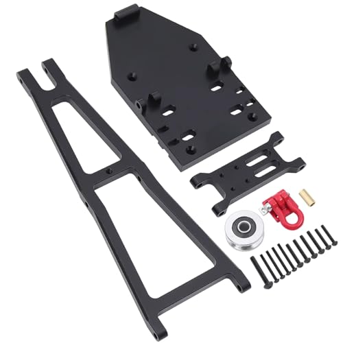 Kompatibel Mit Axial for Capra 1/10 RC Für Buggy Crawler Car Upgrade Ersatzteil Zubehör Aluminium Kranarm Kit RC-Autozubehör(Black) von SYFDGDV