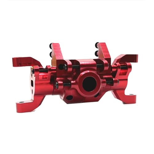 Kompatibel Mit Huangbo ZP1001 Rc Auto Upgrade Modifikation Ersatz Zubehör Teile Aluminium Vorderachse Shell RC-Autozubehör(Red) von SYFDGDV