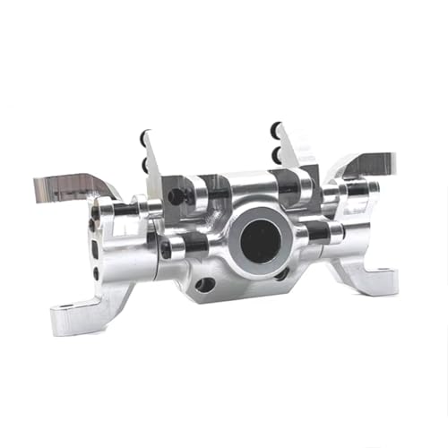 Kompatibel Mit Huangbo ZP1001 Rc Auto Upgrade Modifikation Ersatz Zubehör Teile Aluminium Vorderachse Shell RC-Autozubehör(Silver) von SYFDGDV