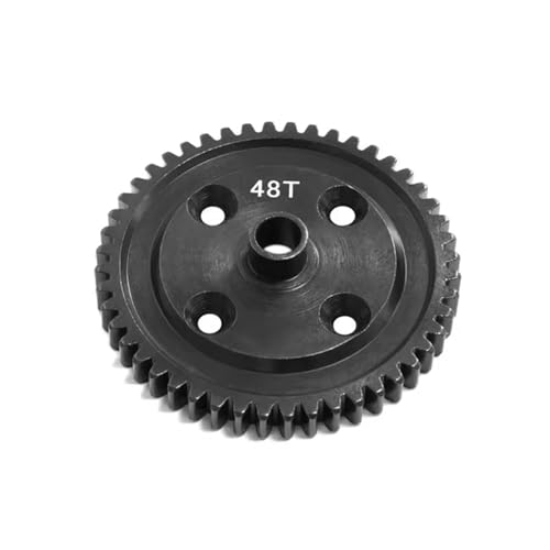 Kompatibel Mit KM Für Rallye Für WRC Für Citron C3 1/7 RC Für Rallye-Auto-Upgrade-Teile Stahl 46T 48T Zentraldifferentialgetriebe E8082 RC-Autozubehör(48t) von SYFDGDV