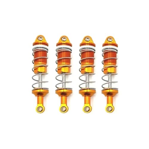 Kompatibel Mit LC Für Racing PTG-2 1/10 Rc Auto Upgrade Modifikation Zubehör Teile Metall Öl Stoßdämpfer Dämpfer RC-Autozubehör(Yellow) von SYFDGDV