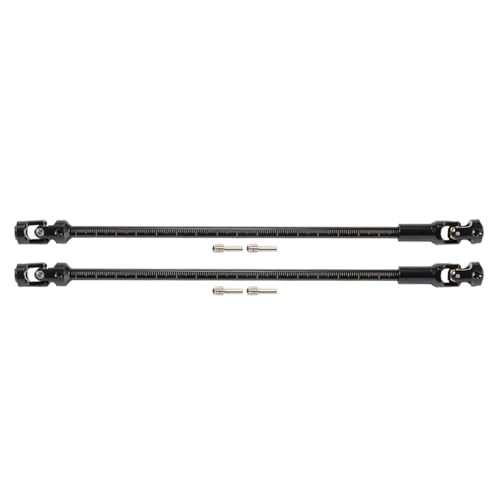 Kompatibel Mit LCG Für Capra Für SCX10 1/10 RC Crawler Autoteile Zubehör Edelstahl Für Zuschneiden Der Antriebswelle 68-229 Mm RC-Autozubehör(Black) von SYFDGDV